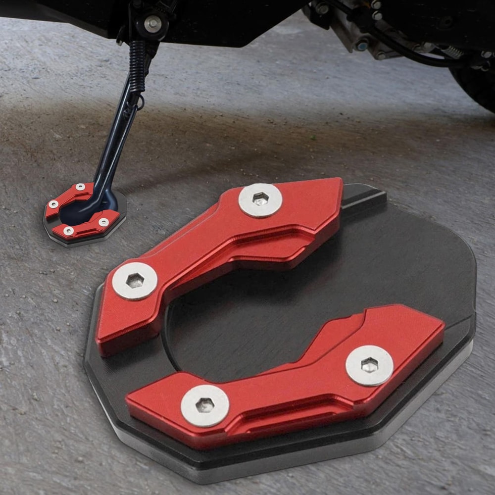 Motorcycle Side Stand Extension Kickstand Foot Pad Anti Slip Base