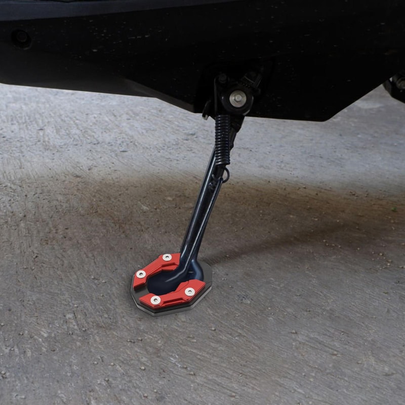 Motorcycle Side Stand Extension Kickstand Foot Pad Anti Slip Base