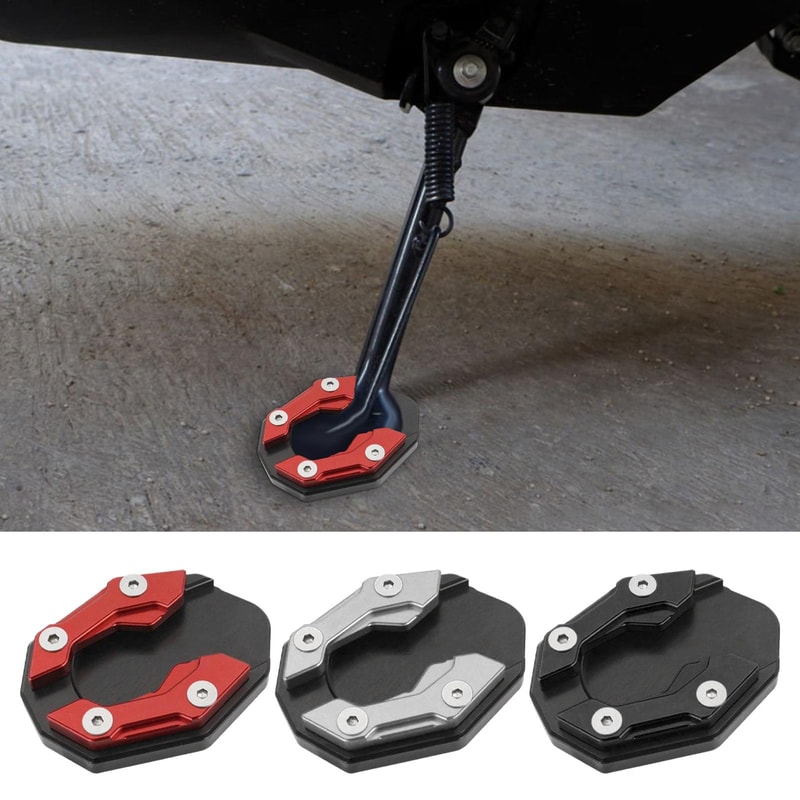 Motorcycle Side Stand Extension Kickstand Foot Pad Anti Slip Base