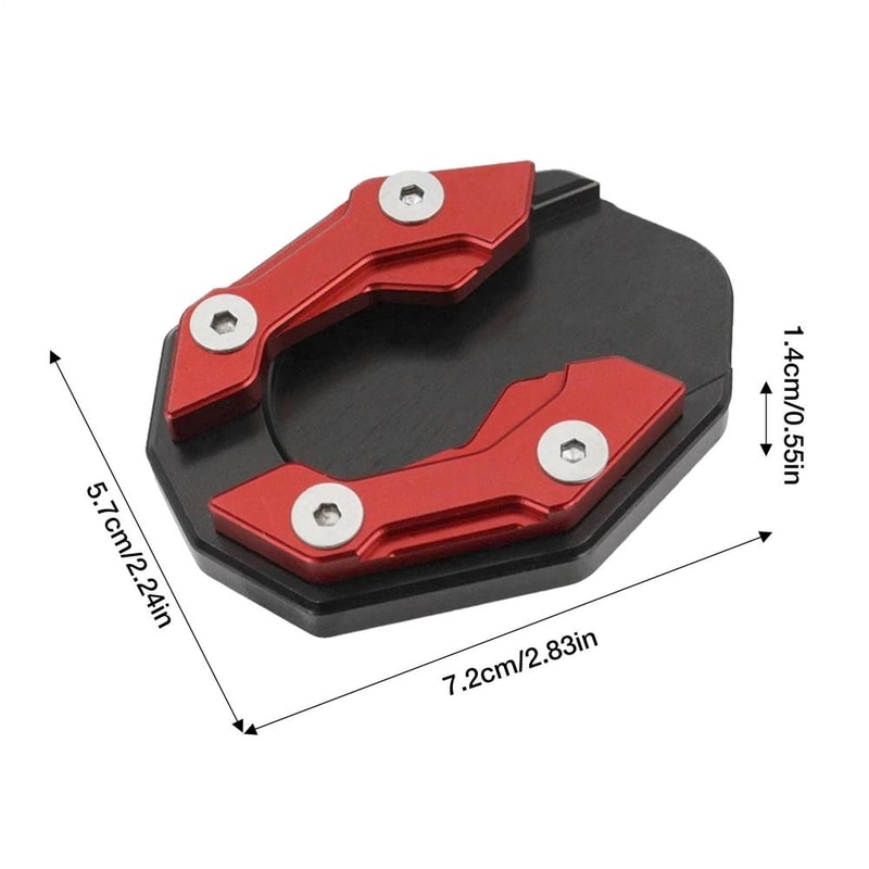 Motorcycle Side Stand Extension Kickstand Foot Pad Anti Slip Base