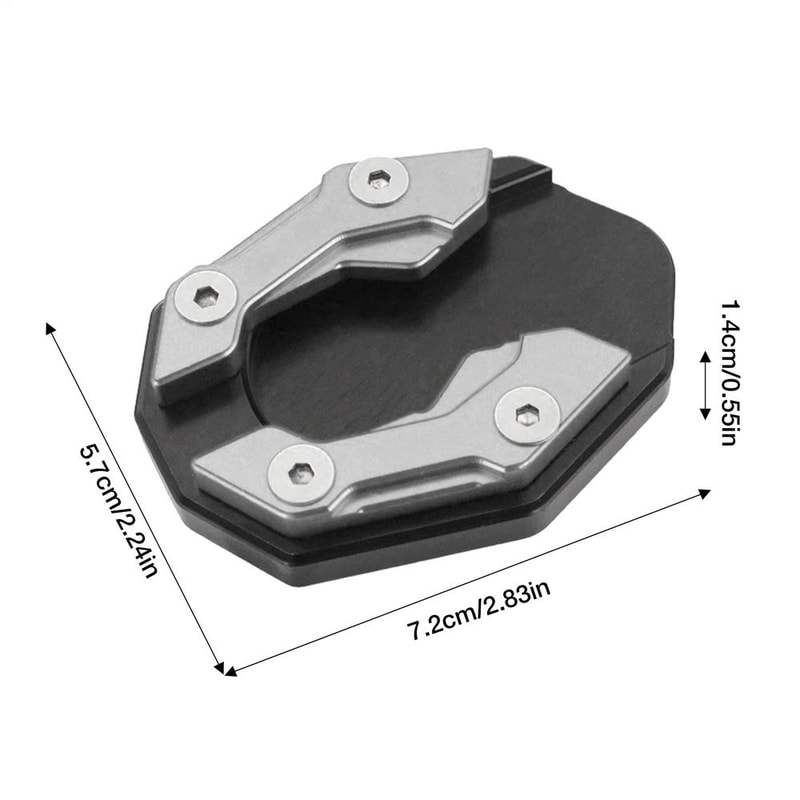 Motorcycle Side Stand Extension Kickstand Foot Pad Anti Slip Base