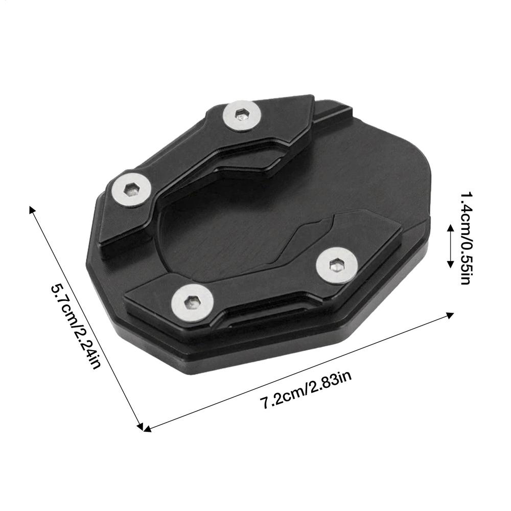 Motorcycle Side Stand Extension Kickstand Foot Pad Anti Slip Base