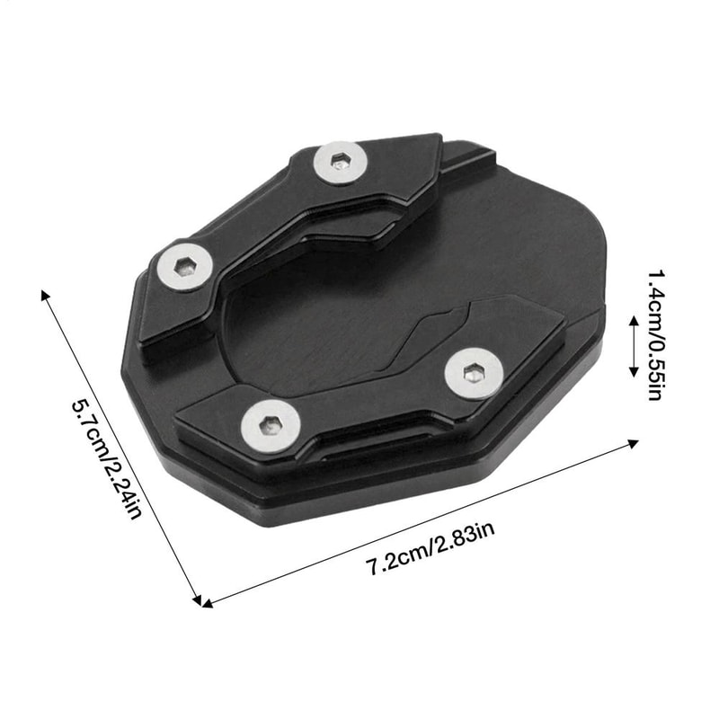 Motorcycle Side Stand Extension Kickstand Foot Pad Anti Slip Base