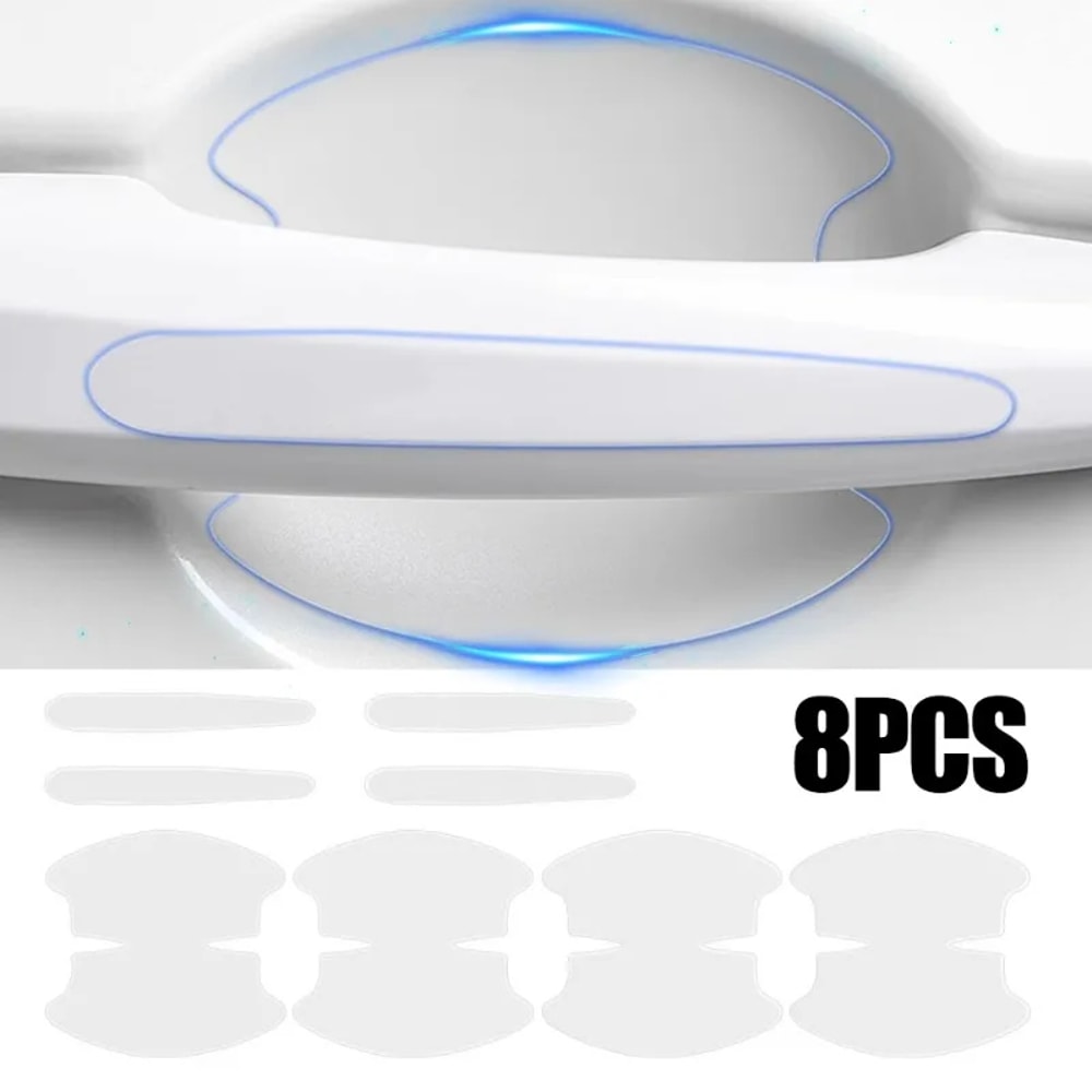 Invisible Car Door Handle Protective Film Scratch Resistant Anti Collision Stickers 1