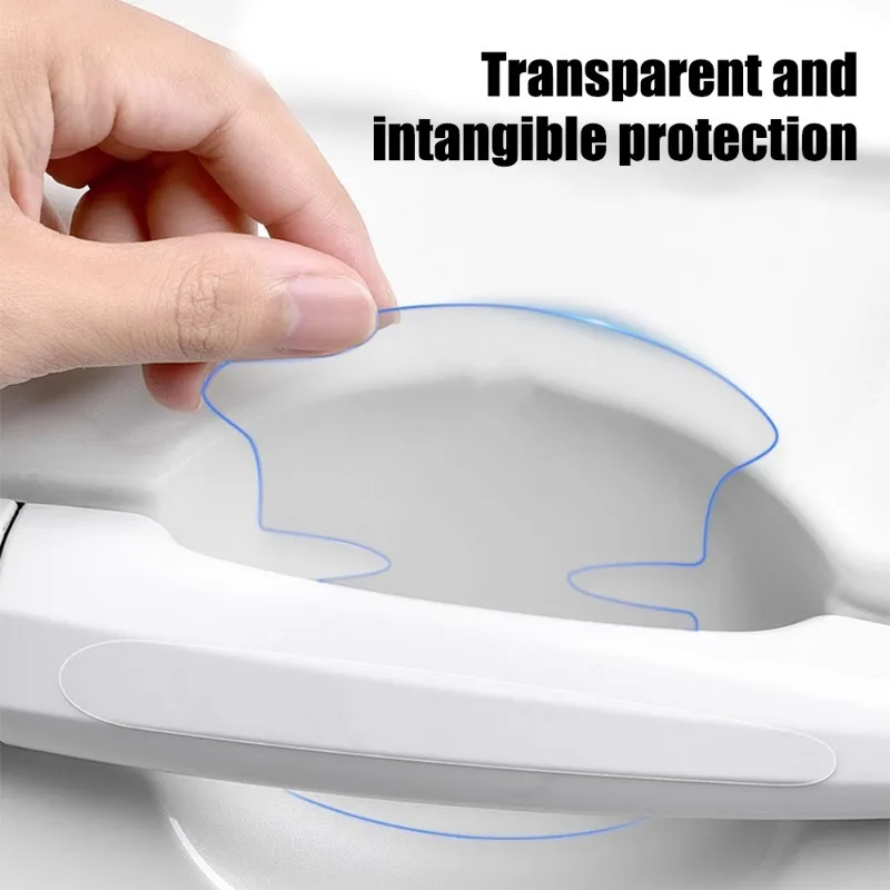 Invisible Car Door Handle Protective Film Scratch Resistant Anti Collision Stickers 2