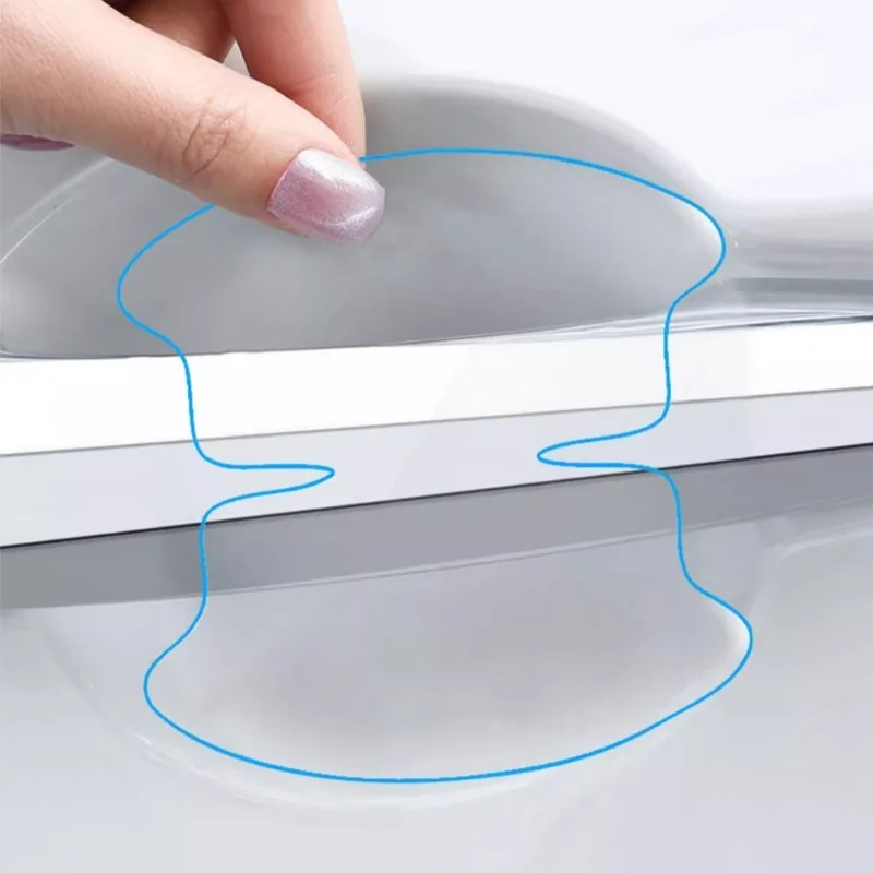Invisible Car Door Handle Protective Film Scratch Resistant Anti Collision Stickers 3