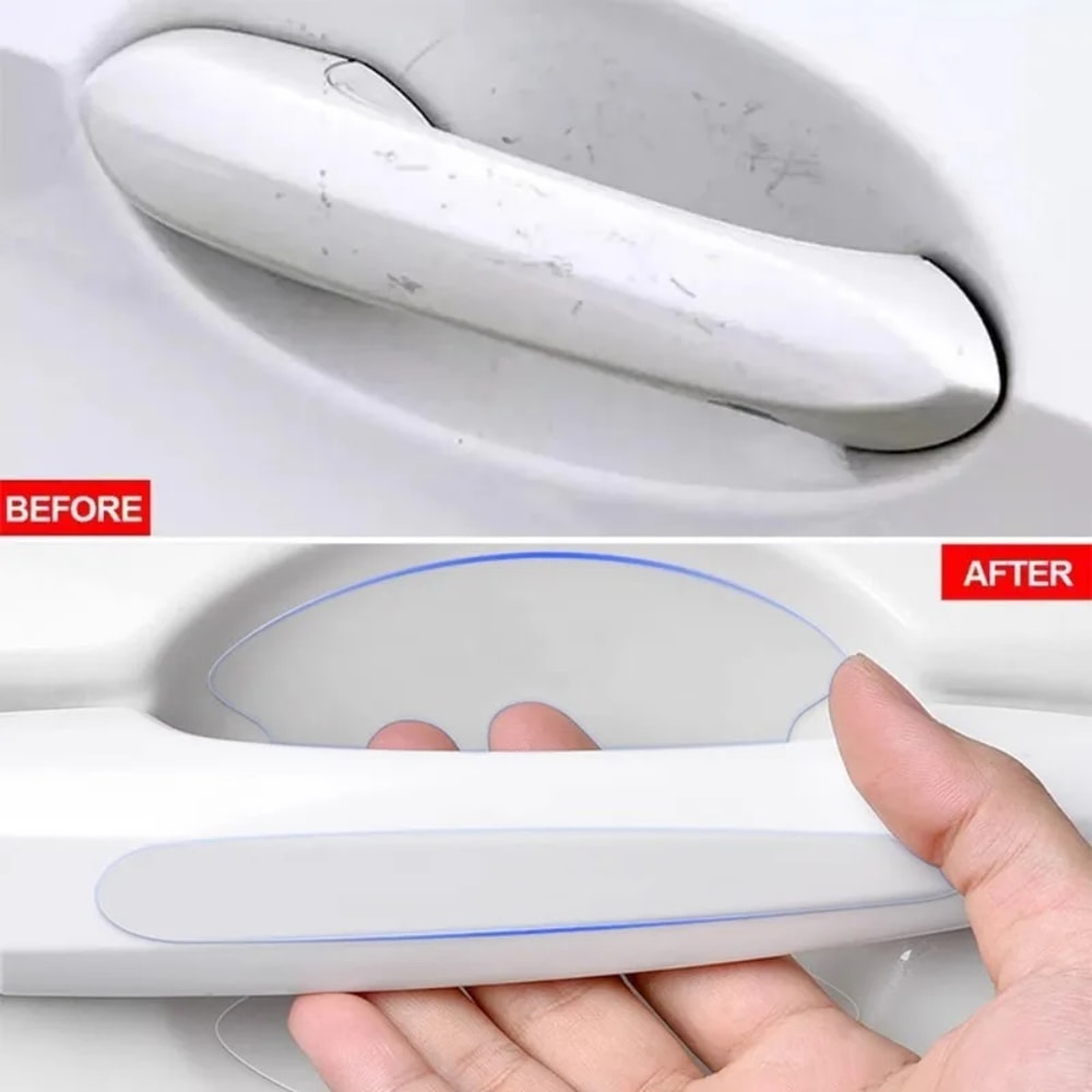 Invisible Car Door Handle Protective Film Scratch Resistant Anti Collision Stickers 4