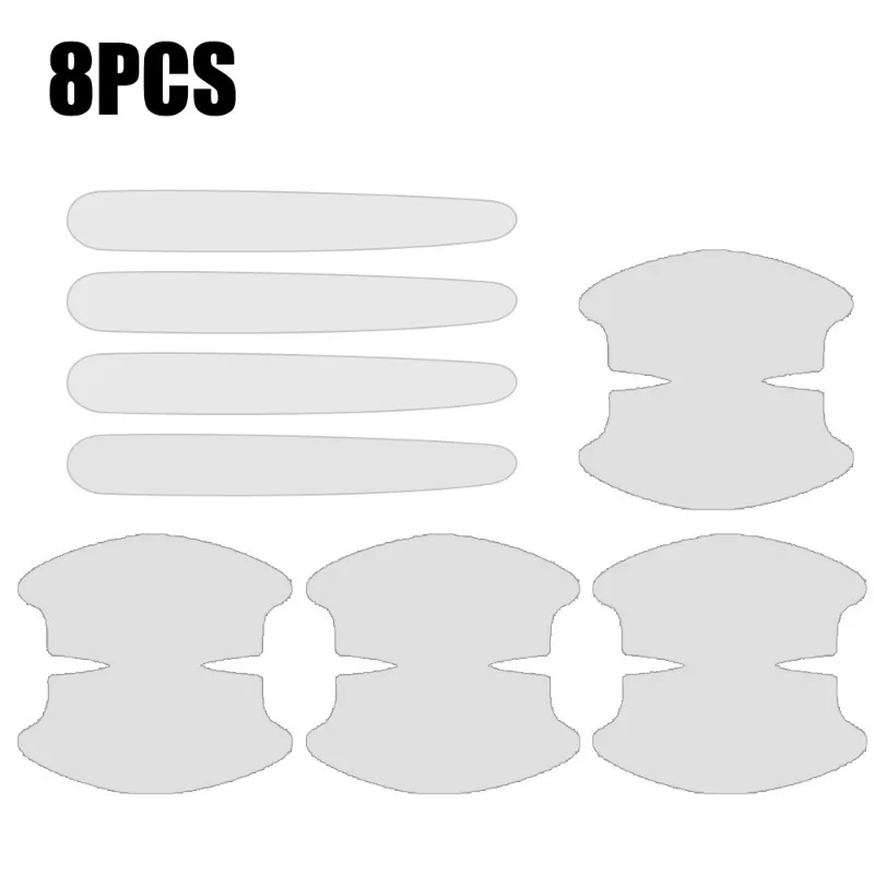 Invisible Car Door Handle Protective Film Scratch Resistant Anti Collision Stickers 0