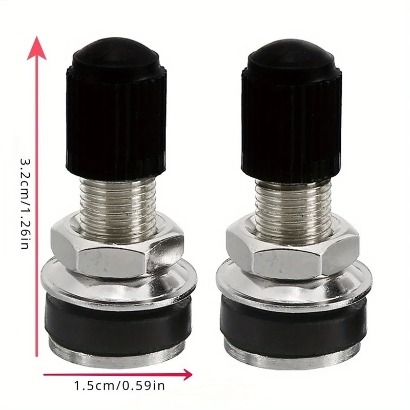 Motorcycle Tubeless Tyre Valve Dust Caps Motorbike & Scooter Protection