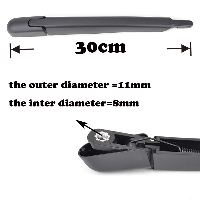 Wiper Blade Arm Kit Durable Windshield Replacement 2
