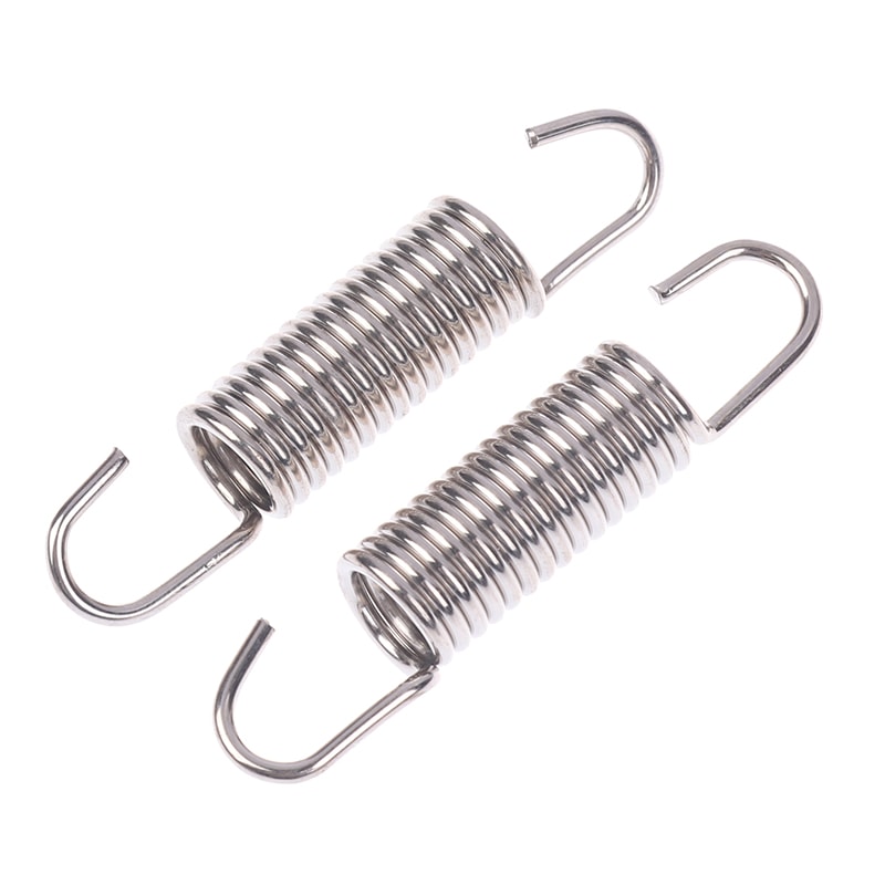 Premium Stainless Steel Motorcycle Exhaust Spring Hook Engine Accessory 0