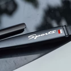 red sport style windshield wiper decal scratch resistant vinyl car body sticker