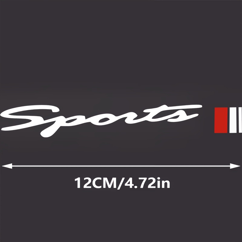 Red Sport Style Windshield Wiper Decal Scratch Resistant Vinyl Car Body Sticker 5