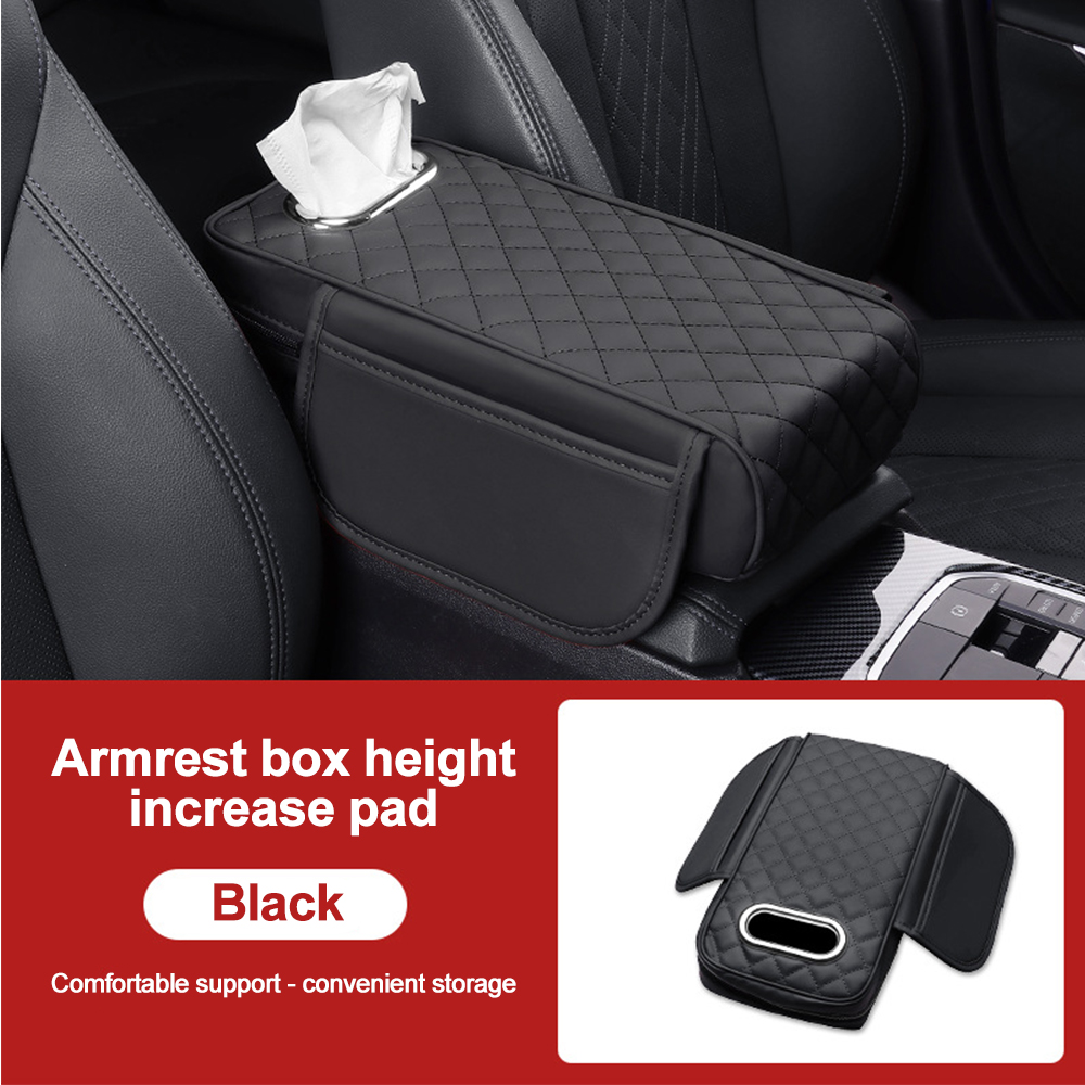 Luxury Car Armrest Cushion Center Console Protector With Memory Foam 5