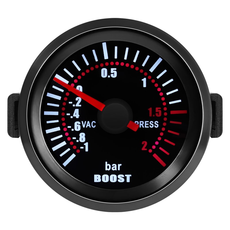 Premium Car LED Turbo Boost Gauge Mechanical Engine Meter 4