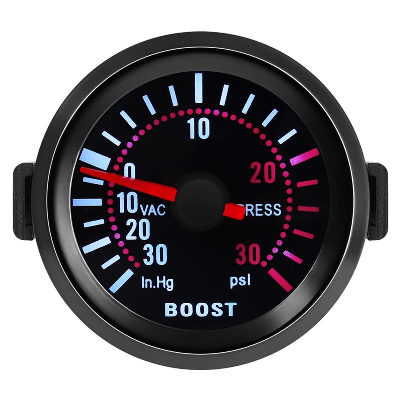 Premium Car LED Turbo Boost Gauge Mechanical Engine Meter 3