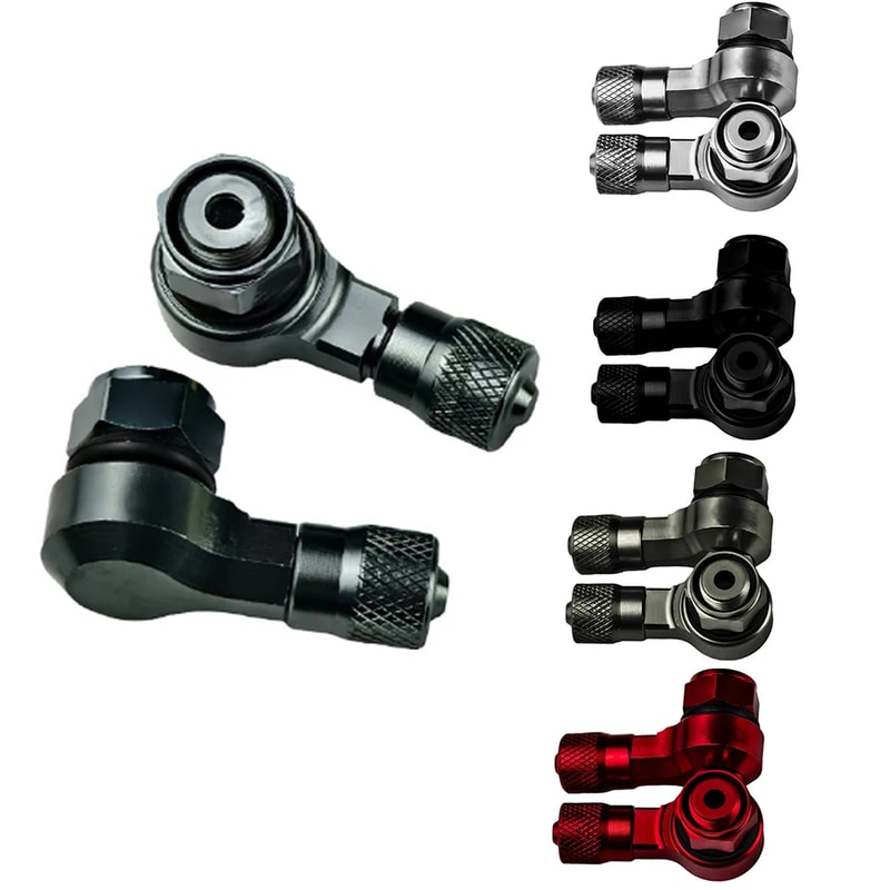 Premium Aluminum Alloy Motorcycle Valve Stems Lightweight Universal Upgrade 2