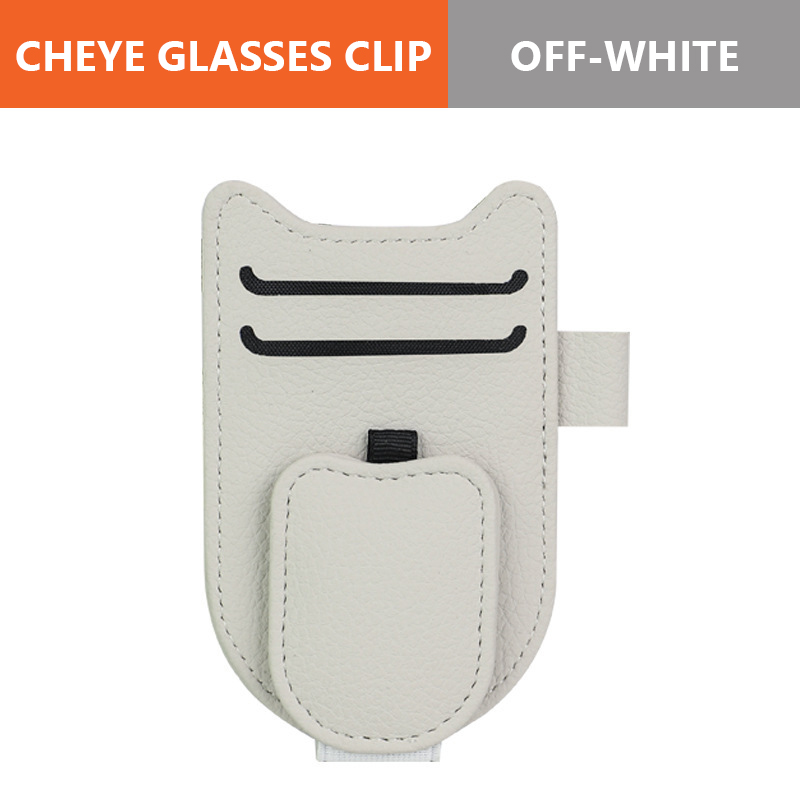 Luxury Magnetic Car Sunglasses Holder Clip Universal Eyeglass Mount 3
