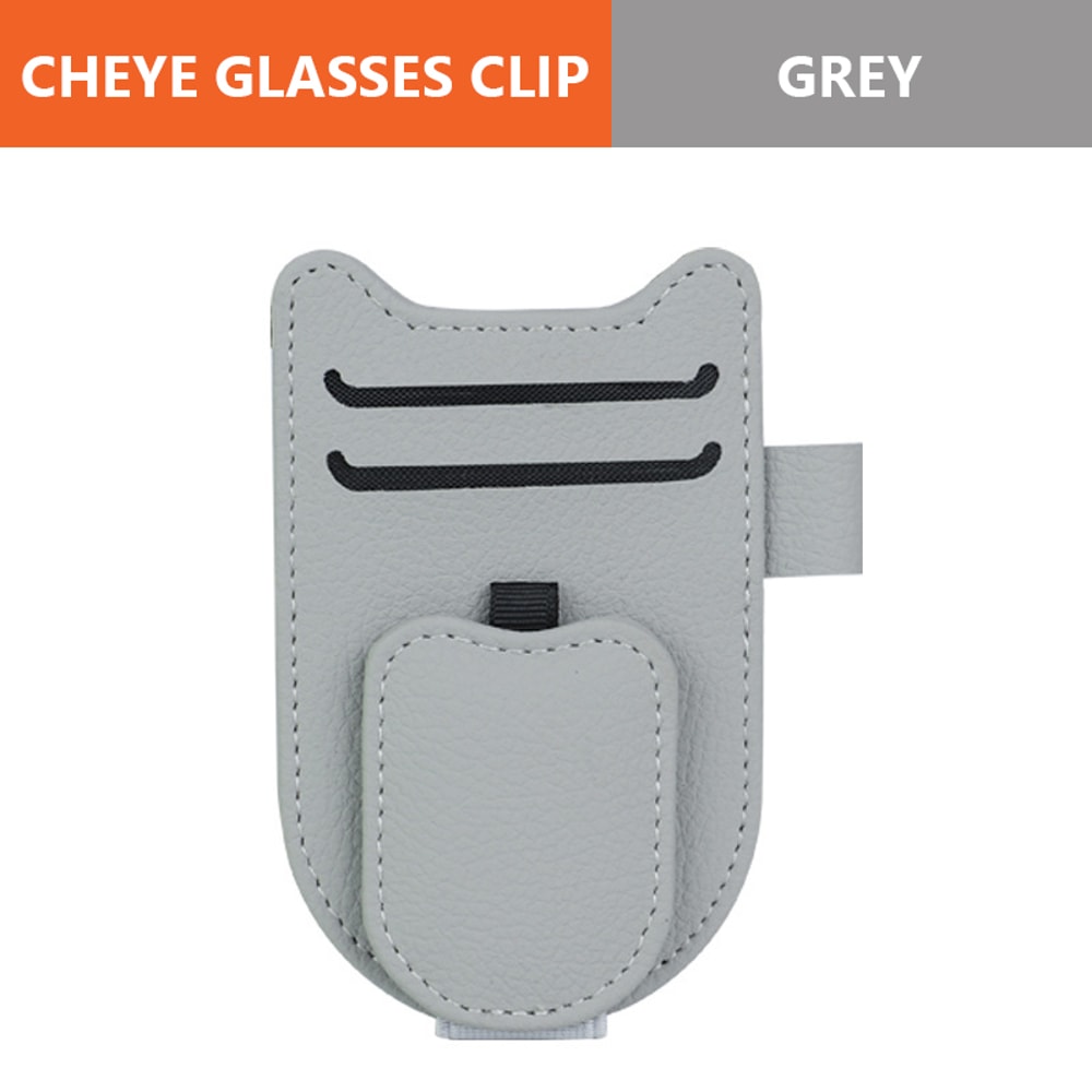 Luxury Magnetic Car Sunglasses Holder Clip Universal Eyeglass Mount 4