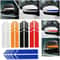 Premium Car Side Stripe & Rearview Mirror Graphic Decal Set DIY Auto Body Styling Stripes
