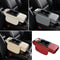 Universal Car Armrest Cushion With Cup Holder Tissue Box Multifunctional PU Leather Center Console 0