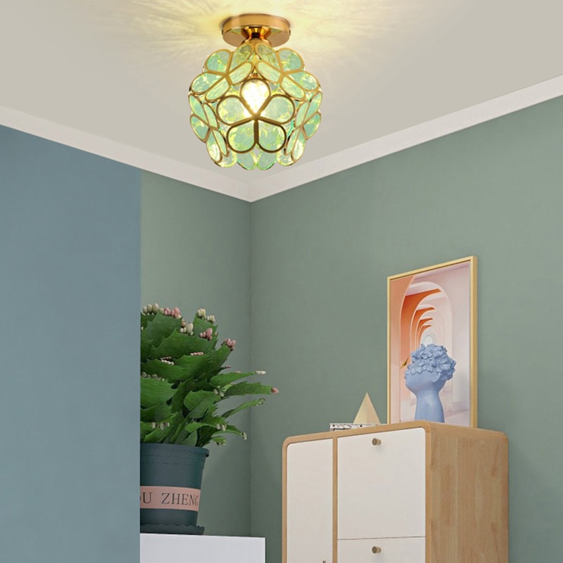 Modern Crystal Ceiling Light LED Lamp For Bedroom Balcony And Corridor 2