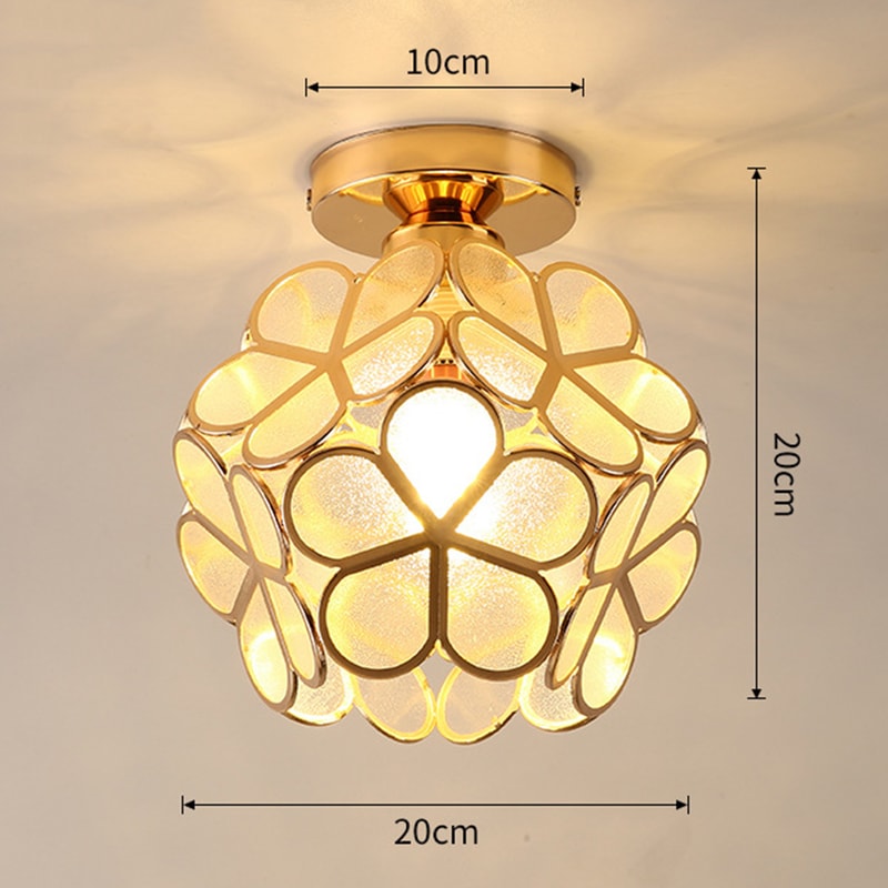 Modern Crystal Ceiling Light LED Lamp For Bedroom Balcony And Corridor 4