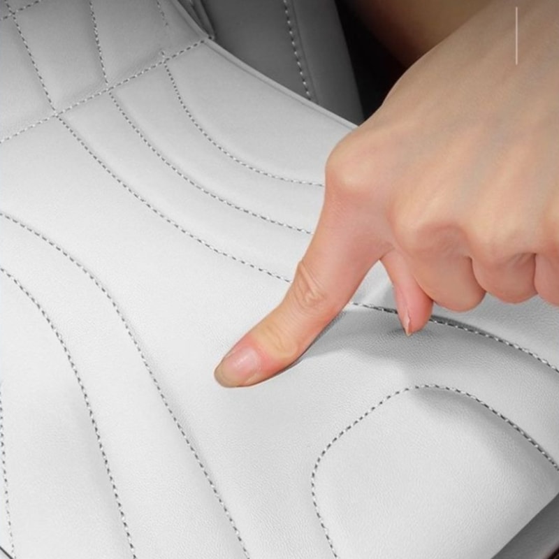 Premium Memory Foam Armrest Booster Pad With Storage Pocket Universal Car Interior Comfort Cushion 1