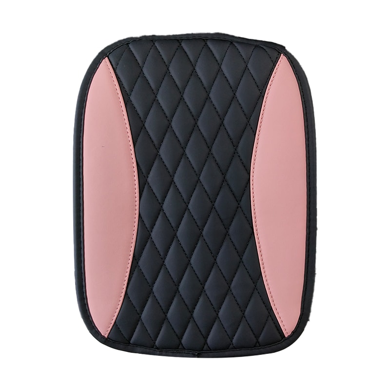 Premium Leather Armrest Pad Diamond Quilted Car Armrest Cover Center Console Protector With Comfor 5