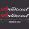 Antisocial Heart Waterproof Vinyl Sticker For Cars Helmets 1