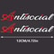 Antisocial Heart Waterproof Vinyl Sticker For Cars Helmets 1