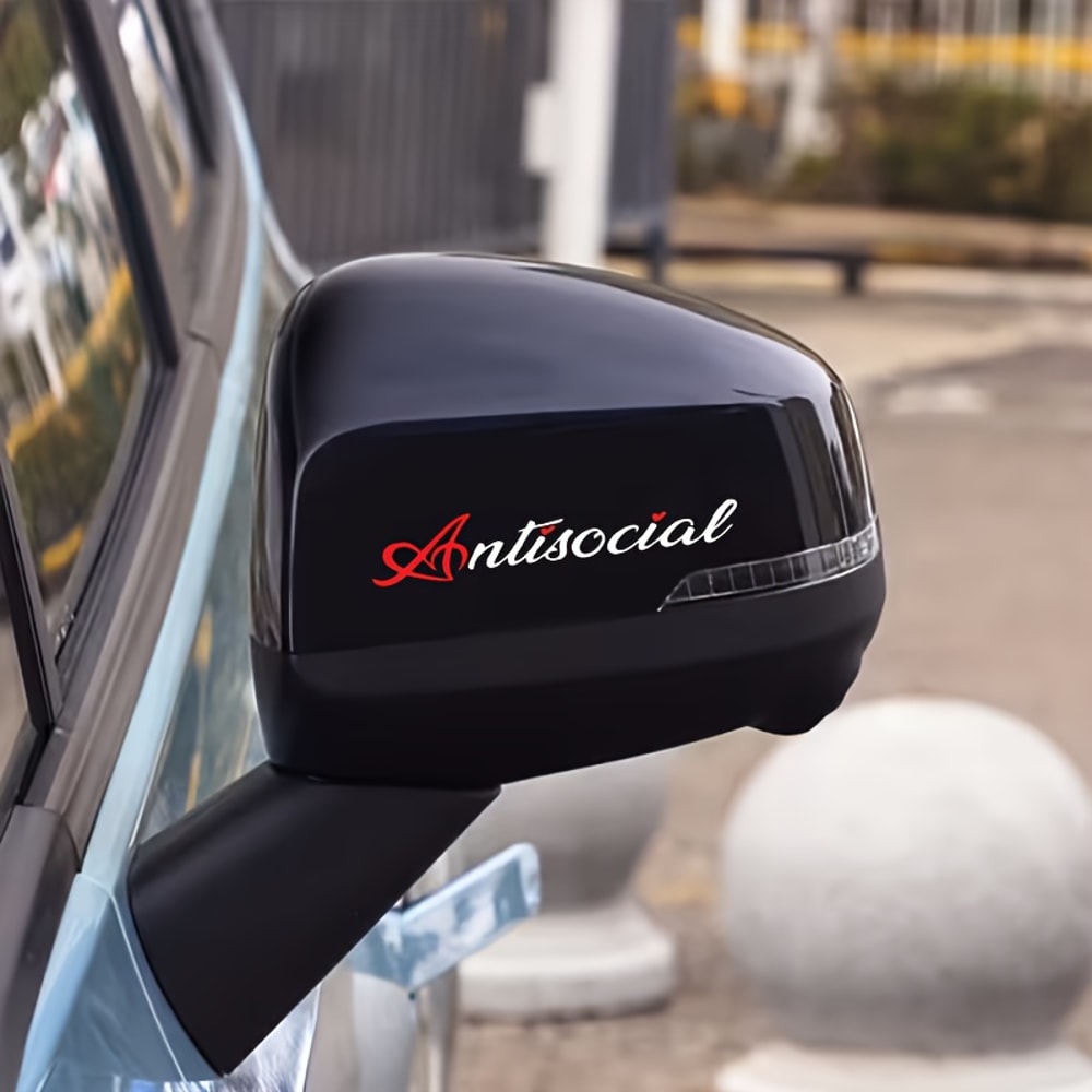 Antisocial Heart Waterproof Vinyl Sticker For Cars Helmets 4