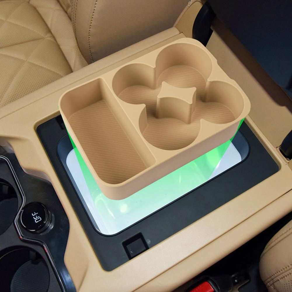 Premium Car Refrigerator Pad For BYD Leopard AntiSlip Silicone Grid 4