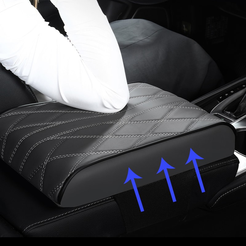 Universal Memory Foam Car Armrest Cushion Center Console Cover 3