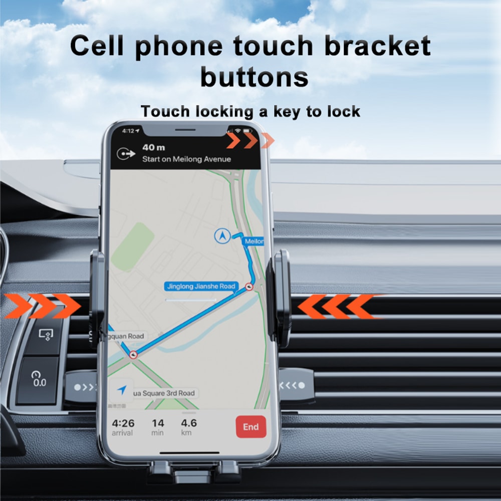 Universal Car Phone Mount Dashboard Windshield GPS Holder 5
