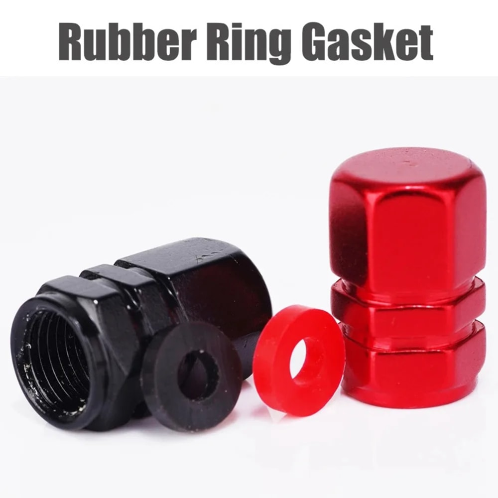 Aluminum Tire Valve Stem Caps Dustproof Wheel Covers For Cars Bikes Motorcycles 3