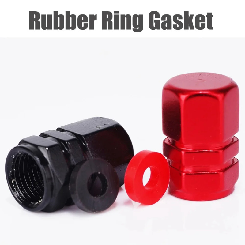 Aluminum Tire Valve Stem Caps Dustproof Wheel Covers For Cars Bikes Motorcycles 3
