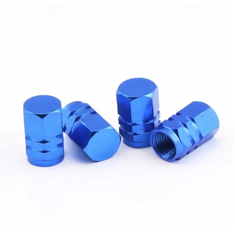 Aluminum Tire Valve Stem Caps Dustproof Wheel Covers For Cars Bikes Motorcycles 4