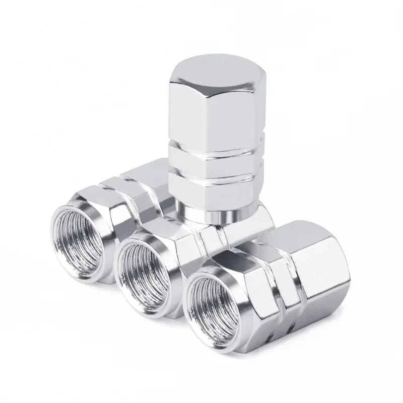 Aluminum Tire Valve Stem Caps Dustproof Wheel Covers For Cars Bikes Motorcycles 6