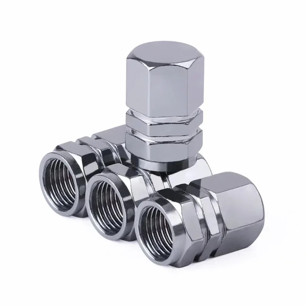 Aluminum Tire Valve Stem Caps Dustproof Wheel Covers For Cars Bikes Motorcycles 7