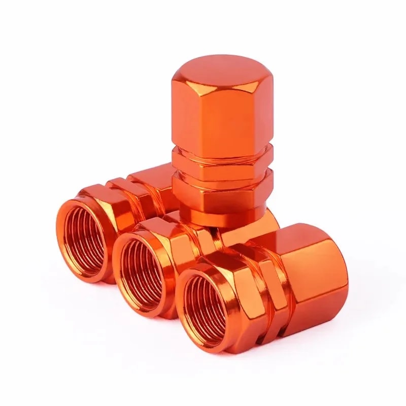 Aluminum Tire Valve Stem Caps Dustproof Wheel Covers For Cars Bikes Motorcycles 10