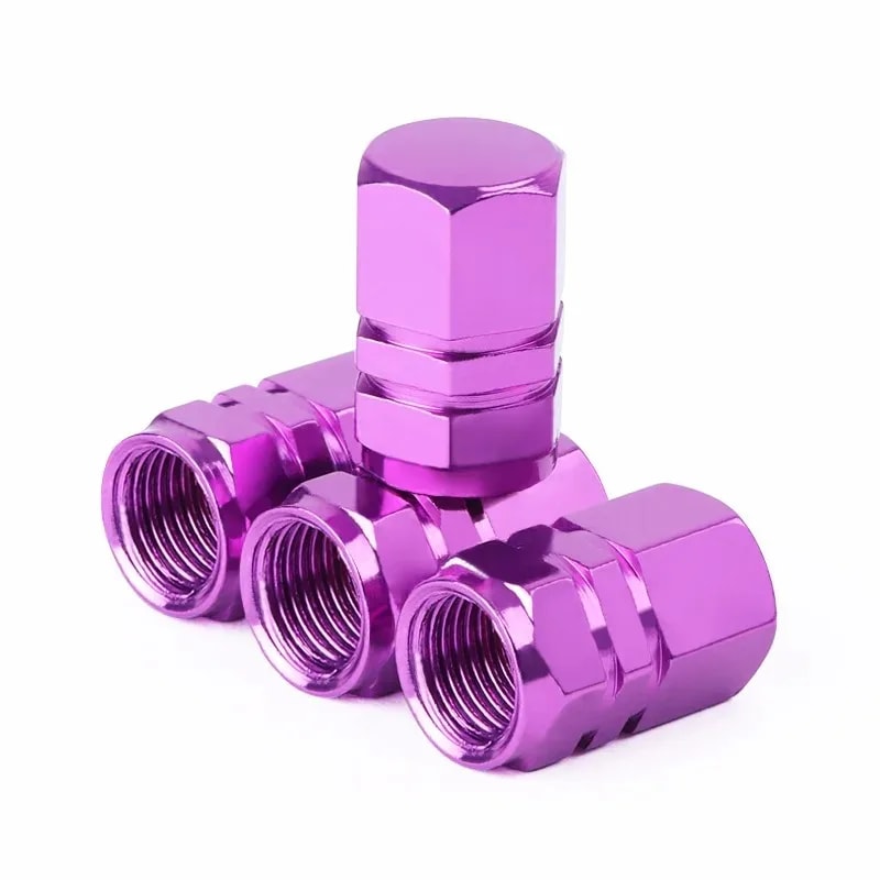 Aluminum Tire Valve Stem Caps Dustproof Wheel Covers For Cars Bikes Motorcycles 11