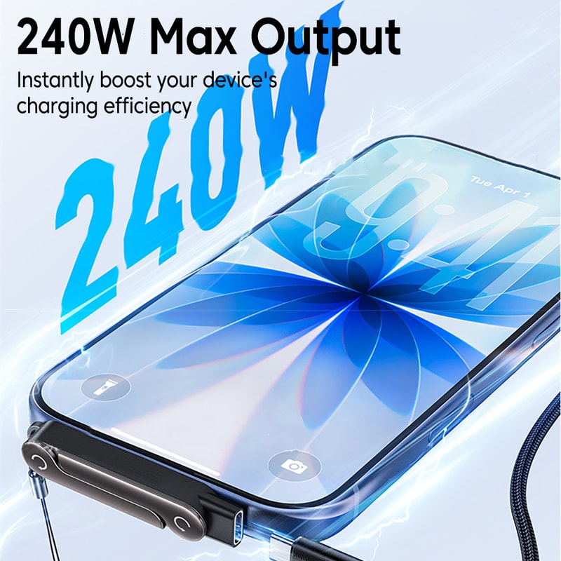 USB C Charging Adapter With Foldable Phone Stand 1