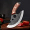 Forged Meat Cleaver Boning Knife With Sheath And Bottle Opener 1
