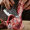 Forged Meat Cleaver Boning Knife With Sheath And Bottle Opener 2