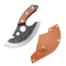 Forged Meat Cleaver Boning Knife With Sheath And Bottle Opener 4