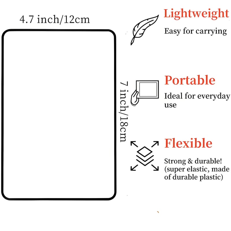 Large Full Page Magnifier Sheet For Reading Books Maps Small Print 2