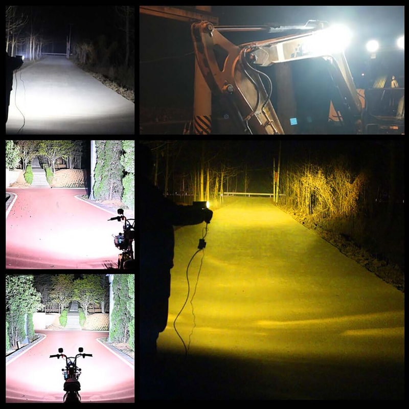 Superbright Off Road LED Light Bar Spot Flood Combo Work Light 4
