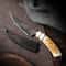 Sharp Damascus Boning Knife With Curved Blade