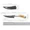 Sharp Damascus Boning Knife With Curved Blade